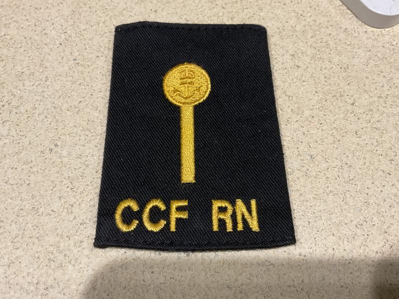 Royal Navy C.C.F rank slide