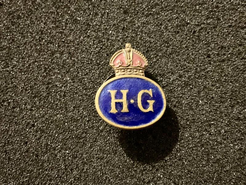 WW2 H.G (Home Guard) lapel badge