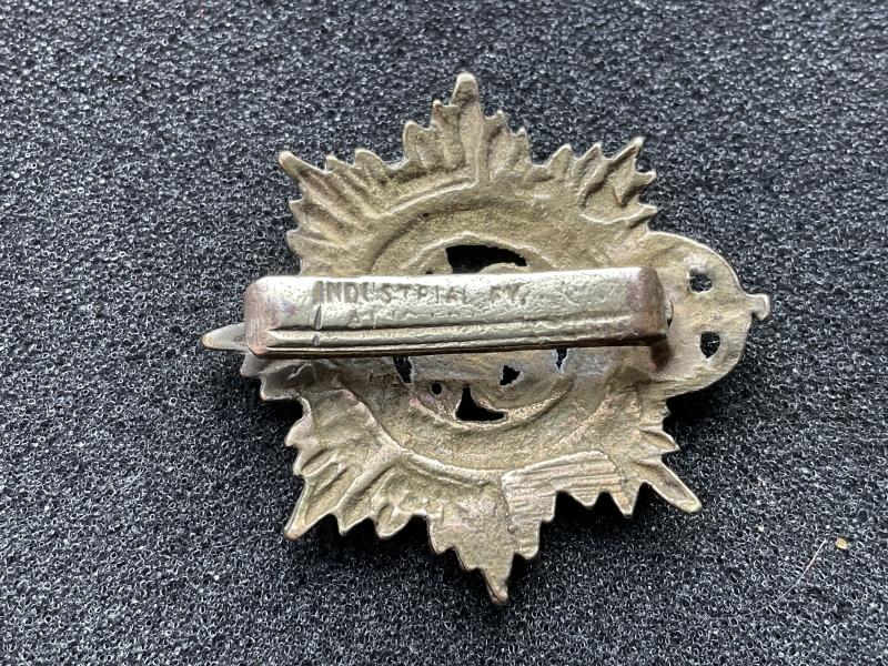 WW2 Indian made R.A.S.C other ranks cap badge