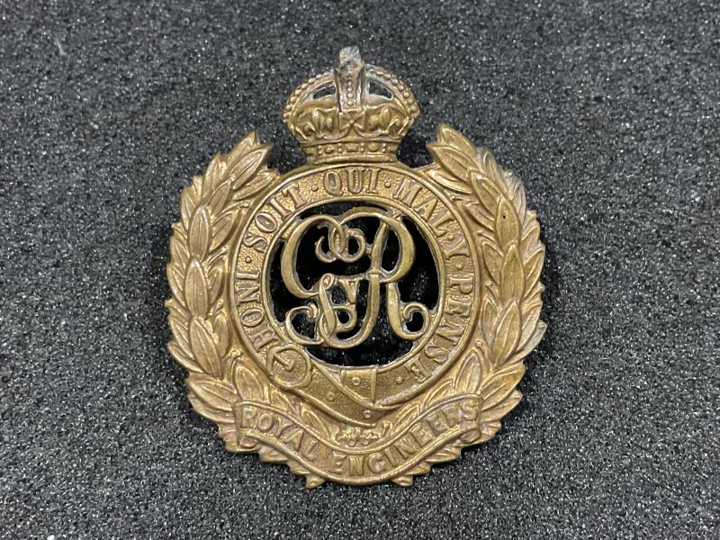 Gaunt made George V Royal Engineers cap badge