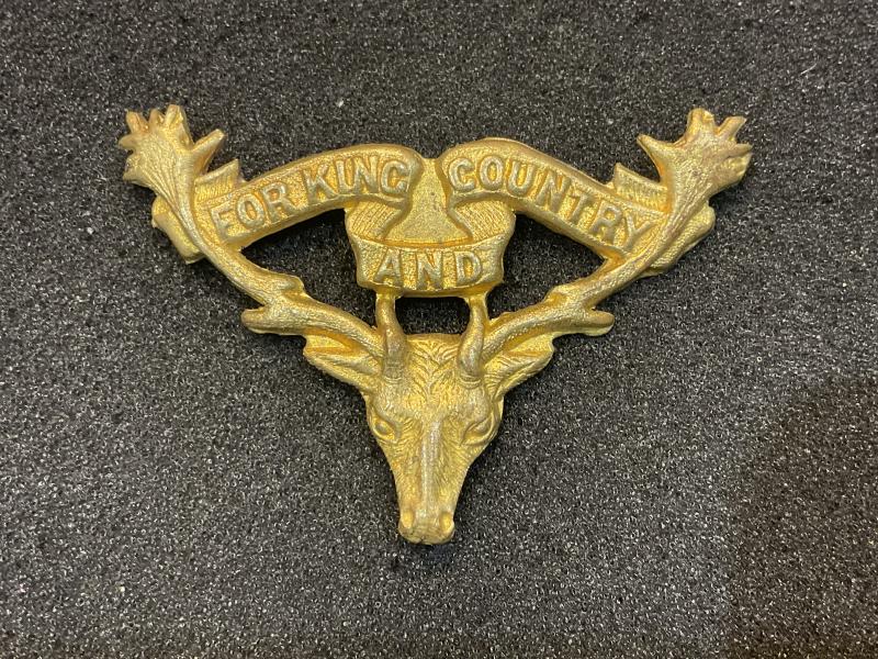WW1 NZ 12th (Otago) Mounted Rifles cap badge