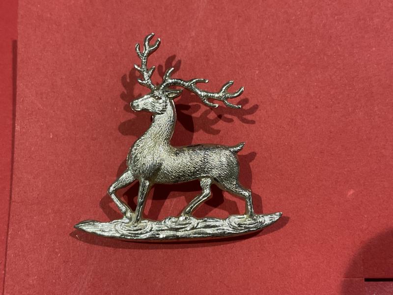 Officers Beds & Herts Yeomanry cap badge