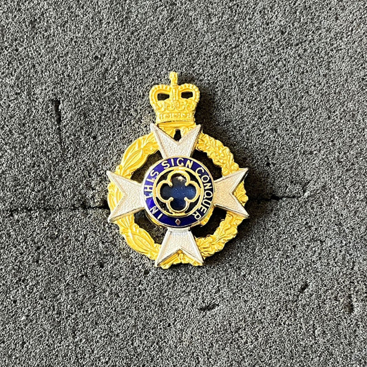 Gradia Militaria -  Queens Crown chaplains cap badge