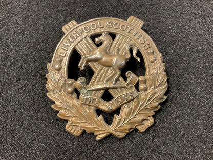 10th (Scottish) Territorial Force Battalion, The Kings Liverpool Regiment Glengarry badge front