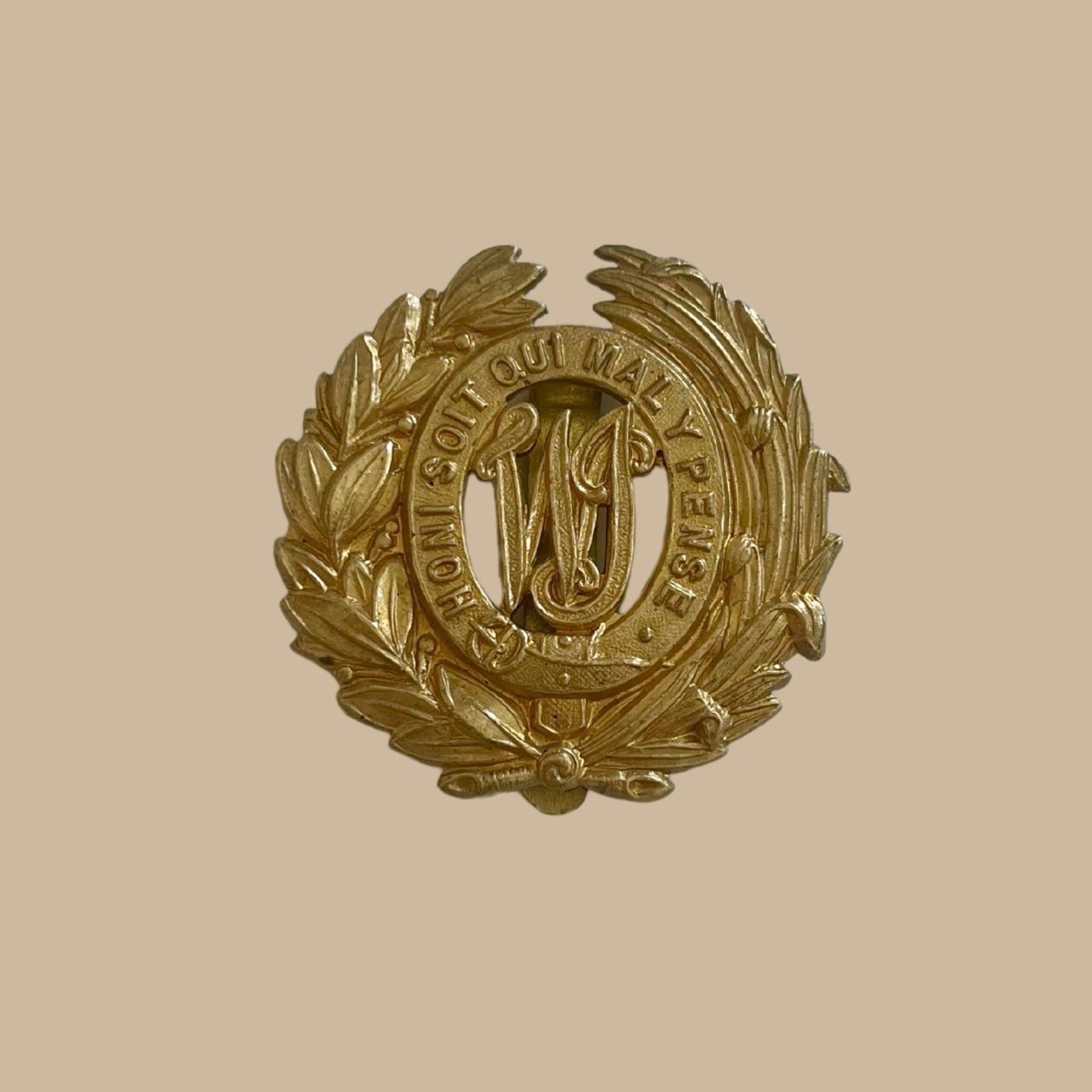 Gradia Militaria -  West Indies Regt brass cap badge