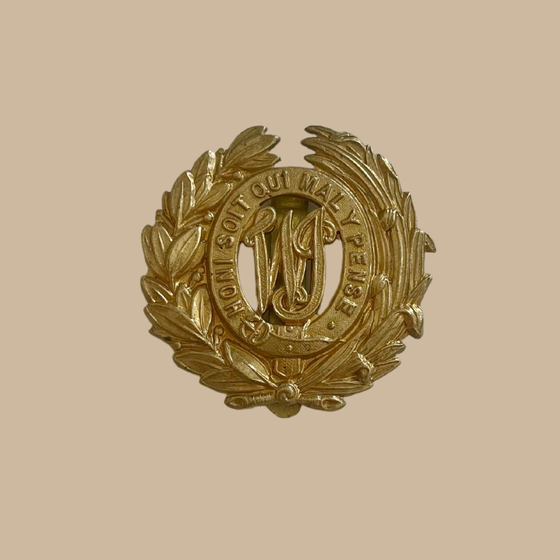 Gradia Militaria -  West Indies Regt brass cap badge