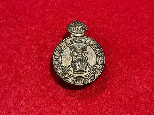 1939 dated Regular Army Reserve of Officers silver lapel badge