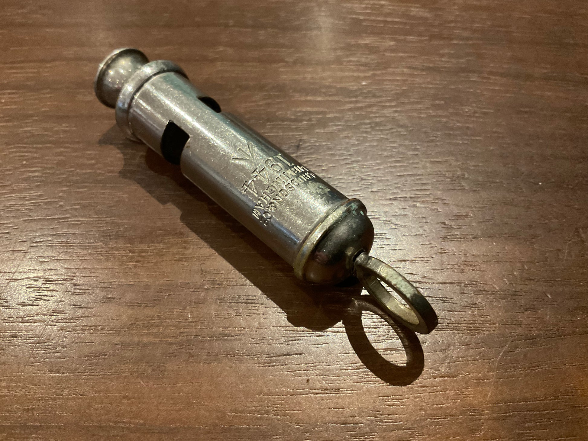 1944 Dated Army issue whistle by Hudson