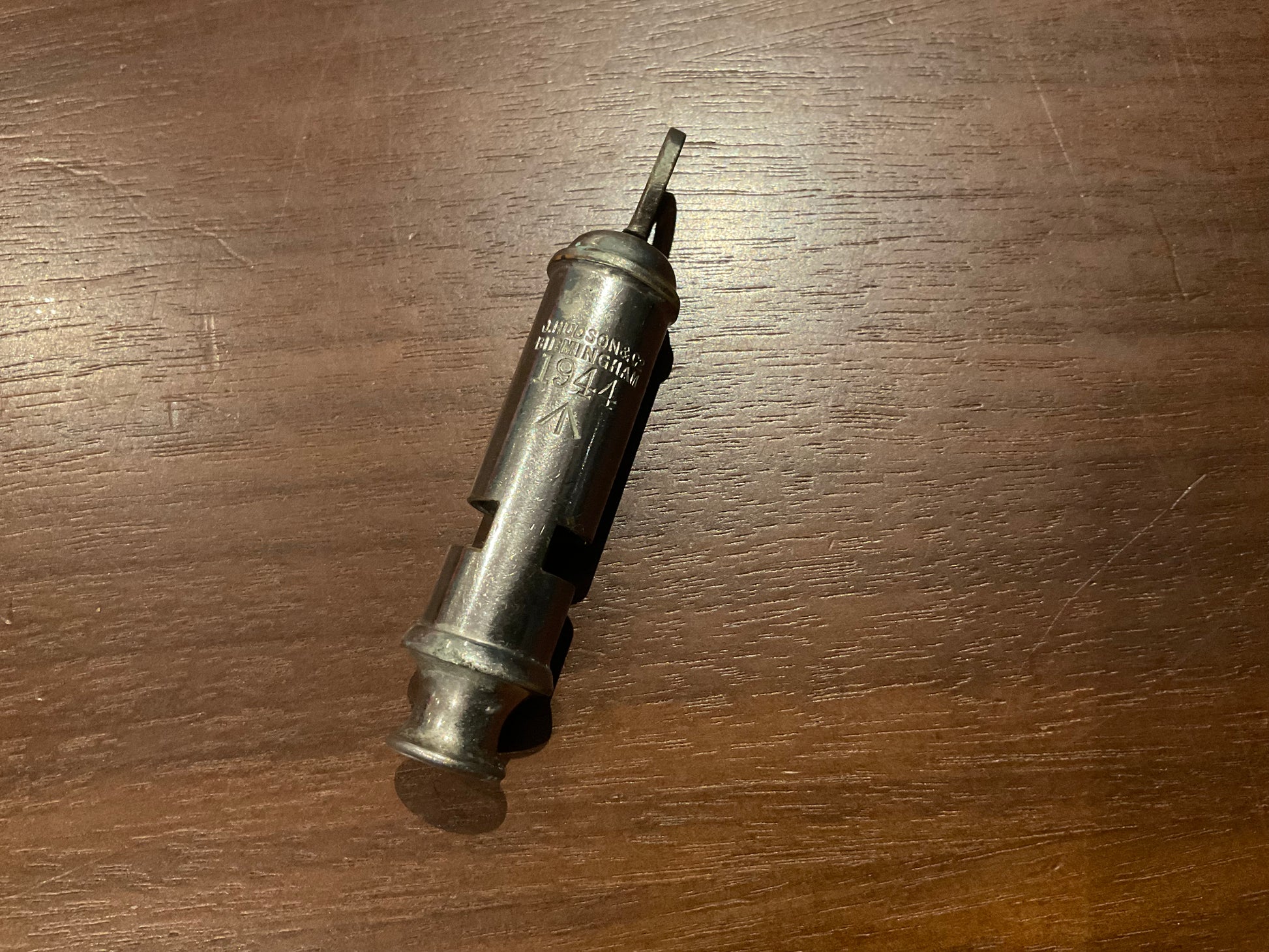 1944 Dated Army issue whistle by Hudson