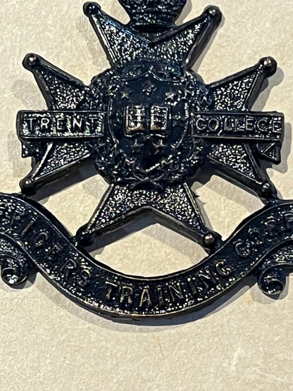 Trent College Officers Training Corps (OTC) cap badge.
