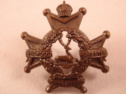 Gradia Militaria -  K/C Sherwood Foresters (Nottinghamshire and Derbyshire Regiment Collar Badge