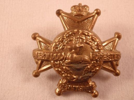 Gradia Militaria -  V/R Crown Sherwood Foresters (Derbyshire Regiment)