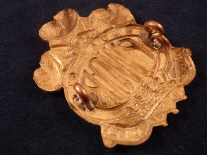 The Princess of Wales Own Regiment (M.G) Brass Cap Badge