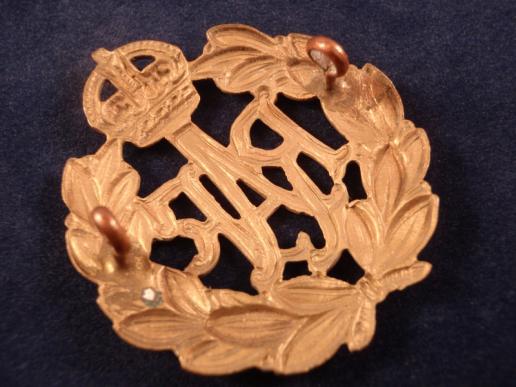 K/C R.A.F other Ranks Brass Cap Badge