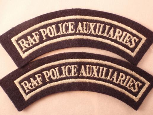 Gradia Militaria -  R.A.F Police Auxiliaries Shoulder Titles