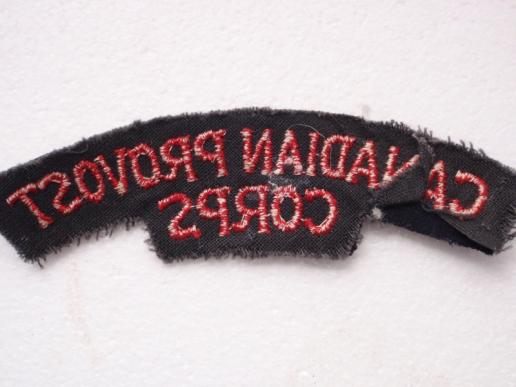 WW2 Canadian Provost Corps Shoulder Title