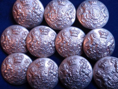 V/R Militia White Metal General Service Buttons