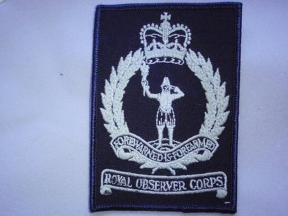 Gradia Militaria -  Royal Observer Corps Overall Chest Patch