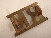 WW1/WW2 R.M. Brass Shoulder Title