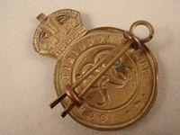 Royal Military College Officer Cadets Brass Cap badge