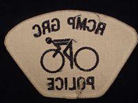 RCMP Cycle Patrol Police Sleeve Patch