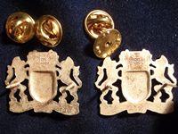 Westminster Dragoons Brushed Silver Officers Collars