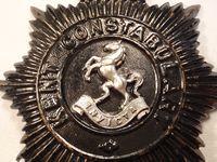 K/C Kent Constabulary Helmet Plate