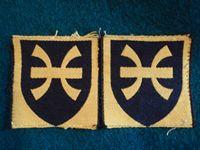 Gradia Militaria -  Matching pair of 12th Infantry Brigade Formation Signs