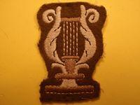 Gradia Militaria -  Early RA Lyre Bandsman Cloth Badge