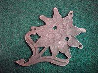 WW2 Edelweiss Hat Badge