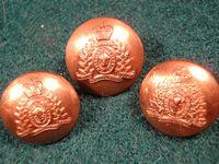 Gradia Militaria -  Q/C R.C.M.P Brass Buttons
