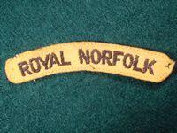 Gradia Militaria -  Royal Norfolk WW2 Shoulder Title