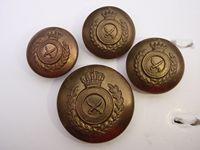 Gradia Militaria -  Jordanian Military Forces Brass Buttons