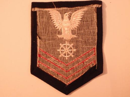 U.S Navy Petty Officers 2nd Class Quartermaster Sleeve Badge