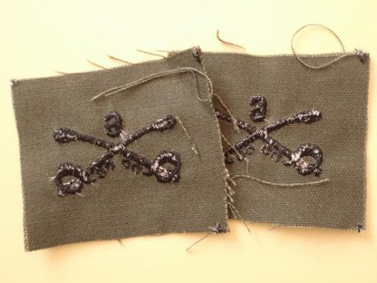 Subdued 6th Cavalry Regt Collar Patches
