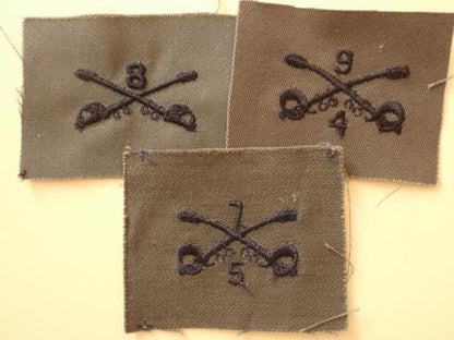Gradia Militaria -  3 Different Cavalry Regiment Subdued Patches