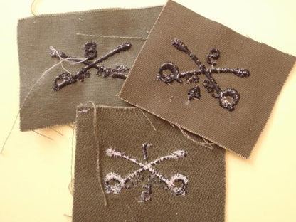 3 Different Cavalry Regiment Subdued Patches
