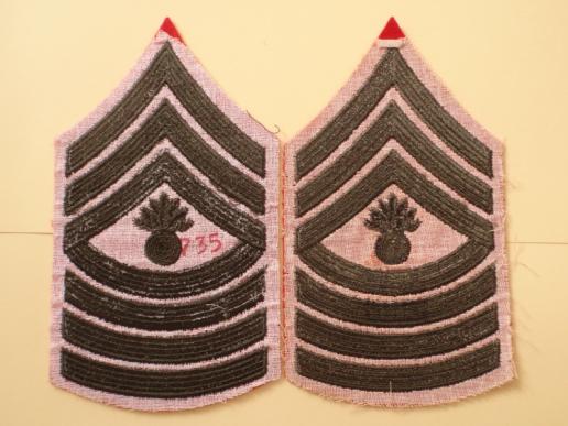 U.S.M.C Master Gunnery Sergeant Stripes