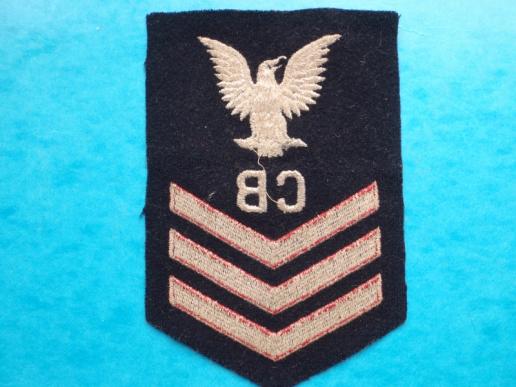 WW2 U.S.N Construction Battalion (Seebees) Sleeve Badge