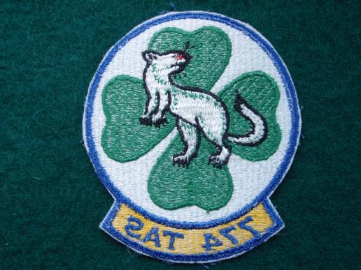 774 TAS  Cut Edge Large Silk Patch