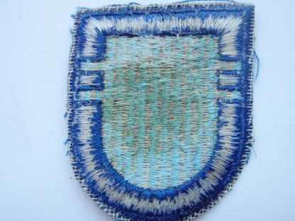 2nd Bn 502 Air Infantry Early Cut Edge Silk Beret Badge