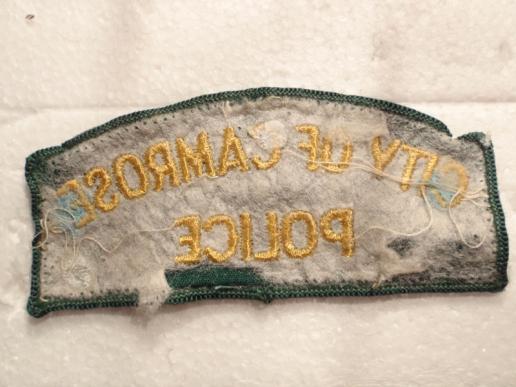 City of Camrose Police Shoulder Title