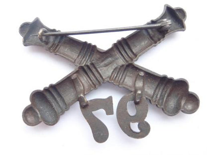 Indian/Mexican Wars 97th Artillery Bronze Hat Badge