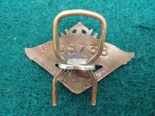 Returned from Active Service Lapel Badge