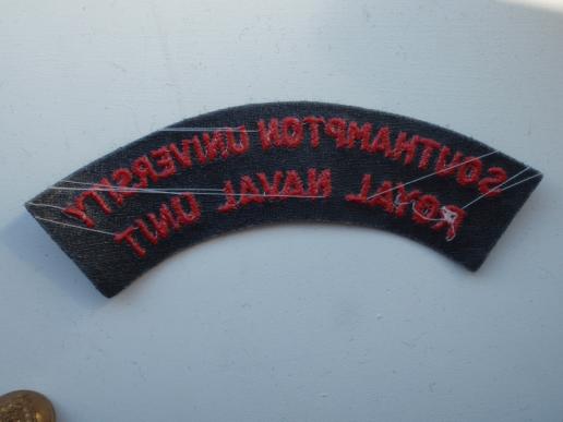 Southampton University Royal Navel Wool Shoulder Title