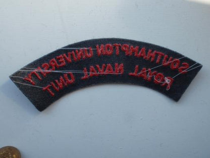 Southampton University Royal Navel Wool Shoulder Title