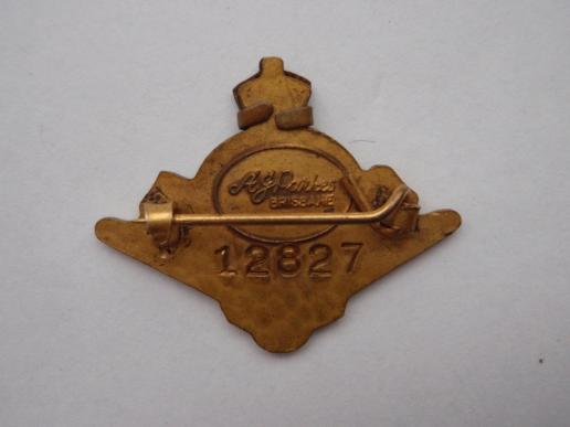 Aust Legion of Ex-service men & women Gilt & Enamel Lapel badge