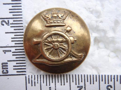 Gradia Militaria -  V/R Brass R.A Button