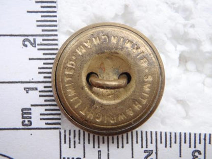 V/R Brass R.A Button