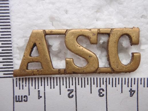 Gradia Militaria -  Indian Army Service Corps (A.S.C) Title